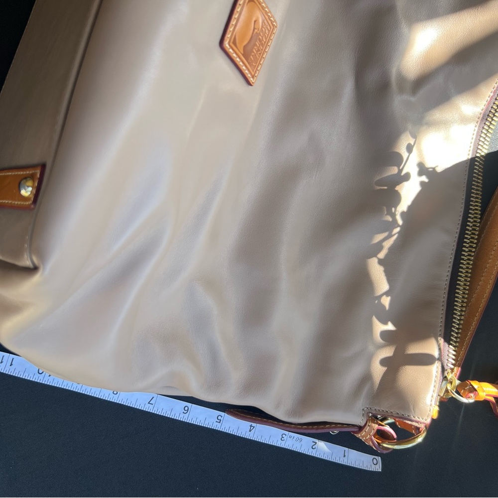 Dooney & Bourke Tan Leather Shoulder Bag - Picture 11 of 12